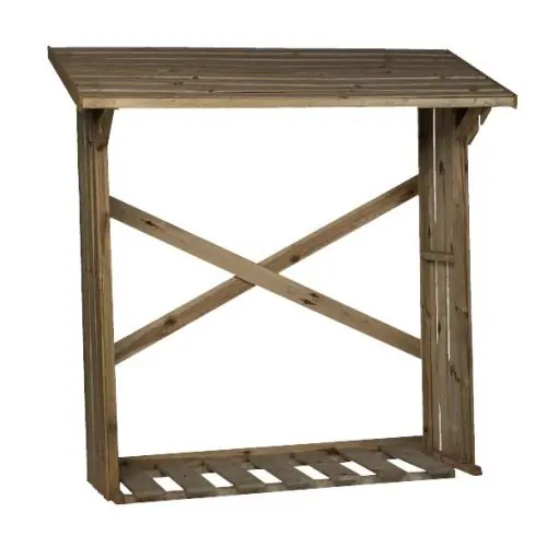 AANBIEDING Openhaardhoutberging Alleen Vandaag
