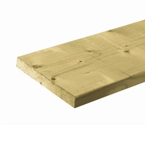 Schuttingplank geïmpregneerd vuren 2,8x19,5x300 cm 103037 Tijdelijk Beschikbaar