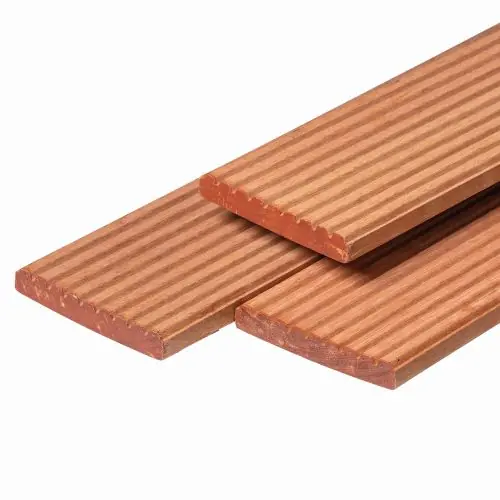 Beperkt Aanbod Bangkirai vlonderplank 2,1x14,5x365 cm glad/groef