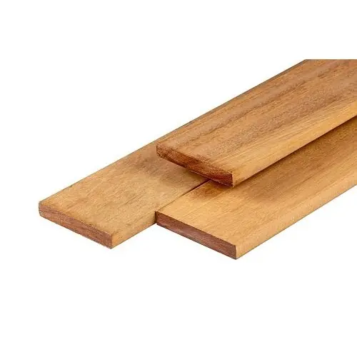 Hardhouten vlonderplank Tatajuba glad geschaafd 2,1x14,5x520 cm Beperkt Aanbod