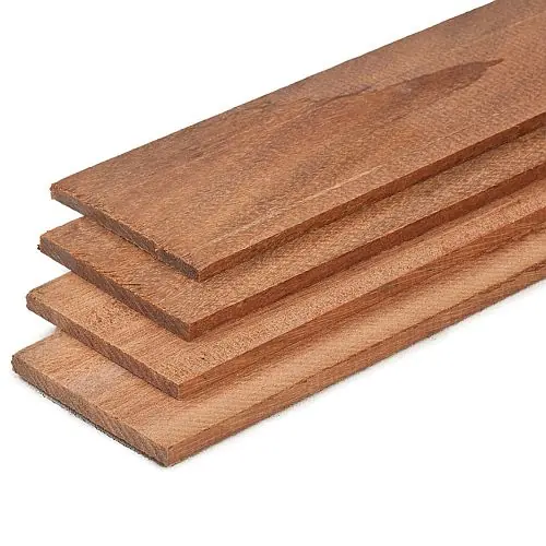 Strip hardhout bezaagd 0,6x10x500 cm Speciale Aanbieding