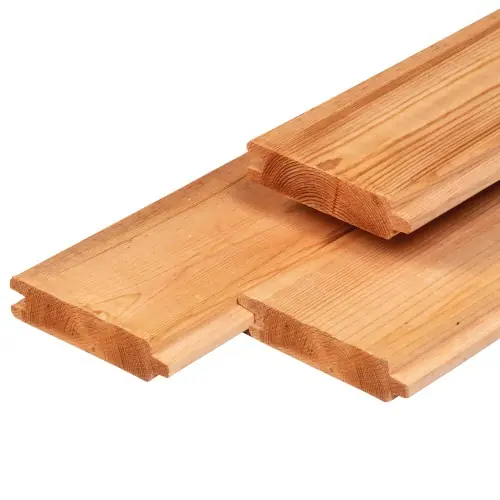 Meest Verkocht Blokhutprofiel red class wood geschaafd 2,8x14,5x400 cm
