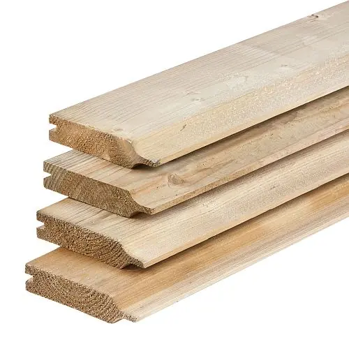 Dubbel rabat geïmpregneerd grenen 2,8x14x420 cm Must-Have