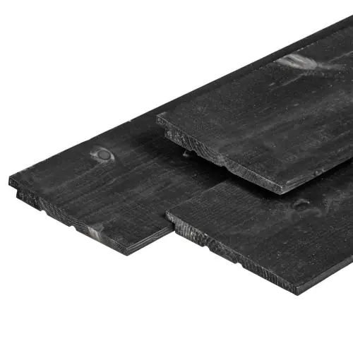 Gratis Retour IJsselrabat Eco Noord-Zweeds zwart gespoten 1,1/2,2x19,5x300 cm