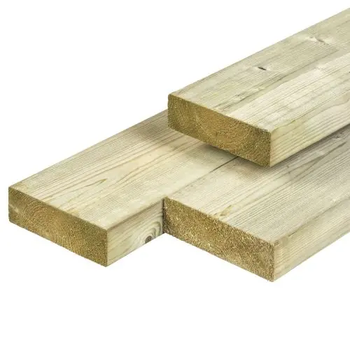 Exclusieve Aanbieding Regel geïmpregneerd vuren 4,5x14,5x390 cm