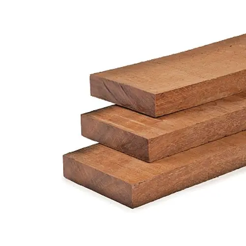 Funderingsbalk hardhout fijnbezaagd 4 x 20 x 300 cm Uitverkoop