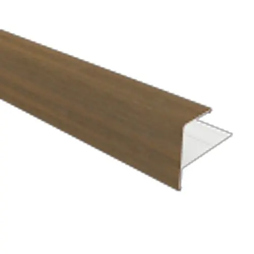 NewTechWood aluminium eindprofiel rhombus wandbekleding 5x5x300 cm teak Must-Have