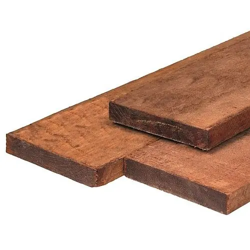 Korting Kantplank hardhout Angelim Vermelho fijnbezaagd 2x20x400 cm