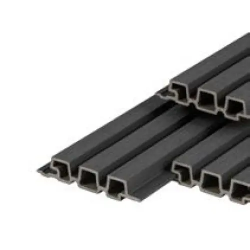 Snelle Levering PuraTech composiet gevelbekleding 30 triple profiel ebony black 3,3x17 cm