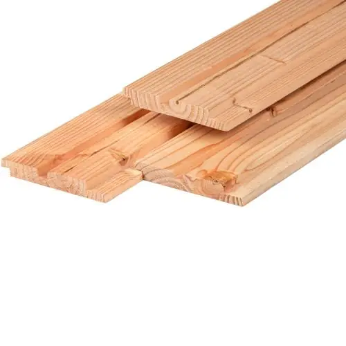 Laatste Versie Dubbel profiel douglas geschaafd 1,9x13x240 cm