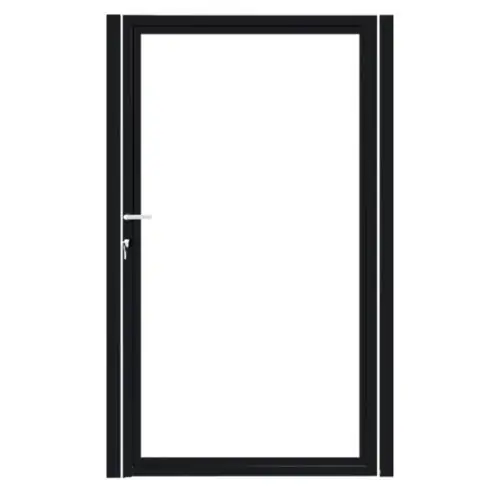 Veilige Betaling PuraFence Deluxe deurframe enkel staal 125x180 cm 28 mm profiel