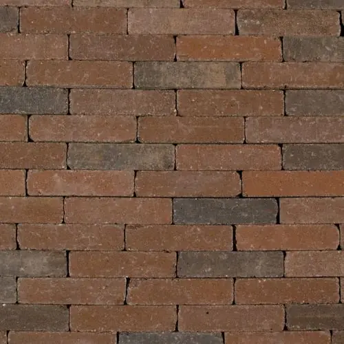 Weekendaanbieding Waalformaat getrommeld 20x5x7 cm gesmoord bruin