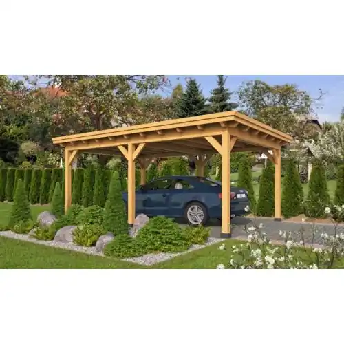 Premium Overkapping Red Class Wood Odense type 1 XXL plat dak