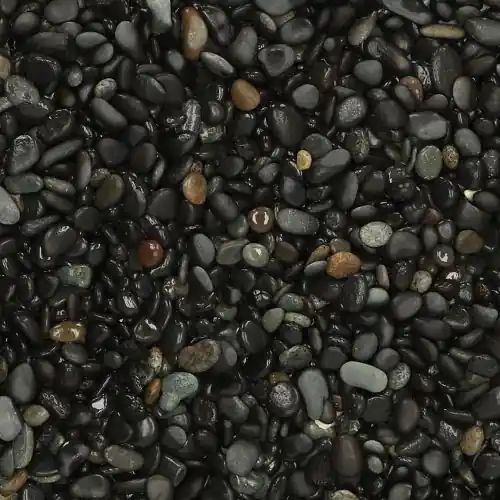 Koop Online Beach pebbles black 40-60 mm 20 kg