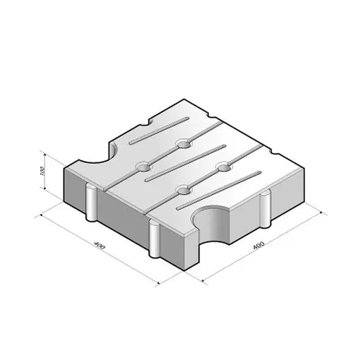 Goedkoop Dynaflex WaterWijs 40x40x10 cm grijs