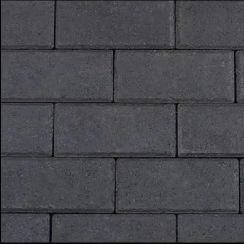 Betonklinker 21x10,5x8 cm zwart met deklaag Seizoensaanbieding