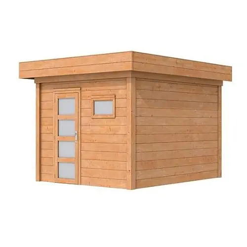 Blokhut Topvision douglas Raaf 298x298 cm geïmpregneerd Actieprijs