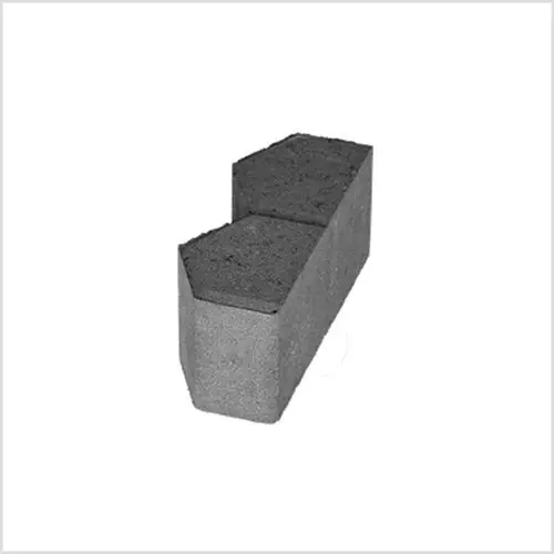 Aanbieding T-3 steen 10 cm zwart passtuk klein met deklaag