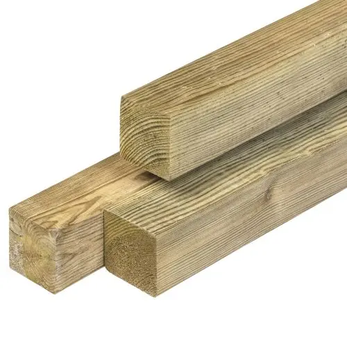 Tuinpaal geïmpregneerd grenen 6,8x6,8x100 cm zonder punt Shop Nu