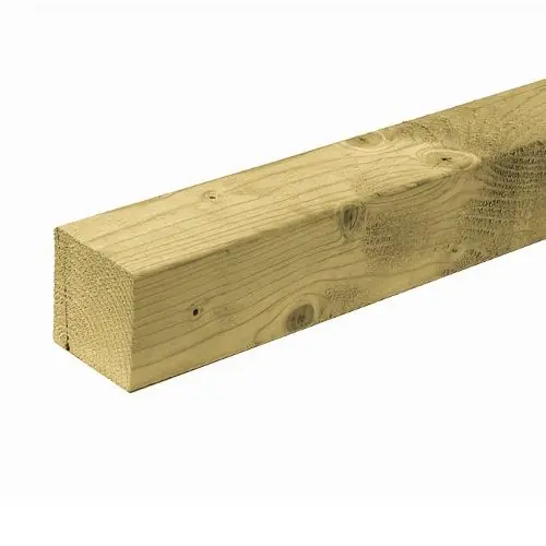 Bestseller Tuinpaal geïmpregneerd vuren 7x7x300 cm 103044
