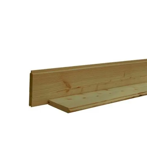 Blokhutprofiel douglas geschaafd groen geïmpregneerd 2,8x19,5x300 cm Gecertificeerd