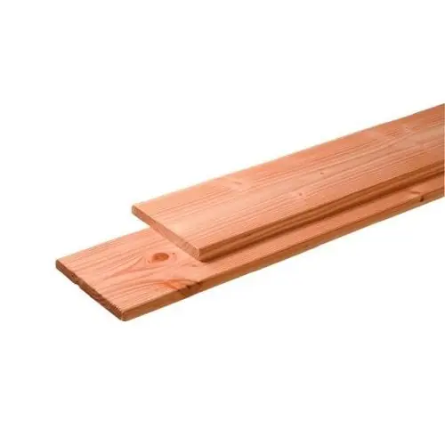 Douglas plank 1 zijde geschaafd 1 zijde fijnbezaagd 2,8x19,5x500 cm onbehandeld Gecertificeerd
