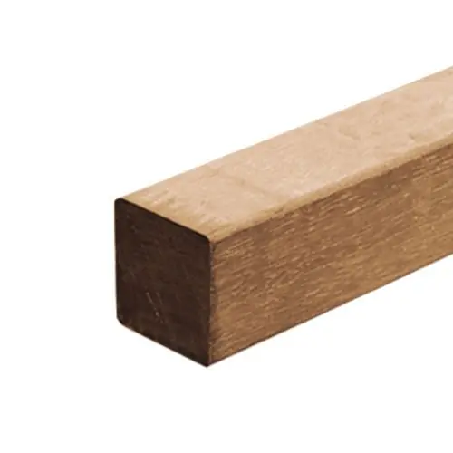 Tuinpaal hardhout azobé 6,5x6,5x275 cm glad geschaafd Actieprijs