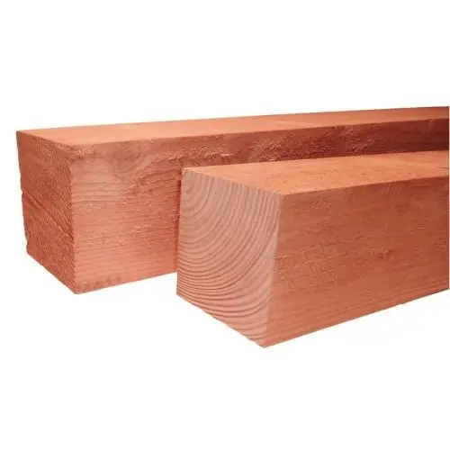 Douglas fijnbezaagde paal 20x20x500 cm onbehandeld Korting