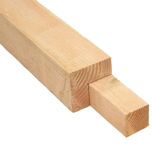 Tuinpaal douglas ongeschaafd gekeept hoekpaal 15x15x250 cm Voordeelprijs