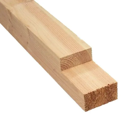 Tuinpaal douglas ongeschaafd gekeept tussenpaal 15x15x250 cm Shop Nu