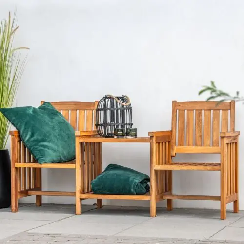 Loveseat hardhout standaard Actieprijs