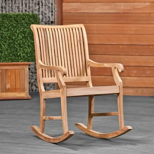 Seizoensaanbieding Schommelstoel Teak Relax