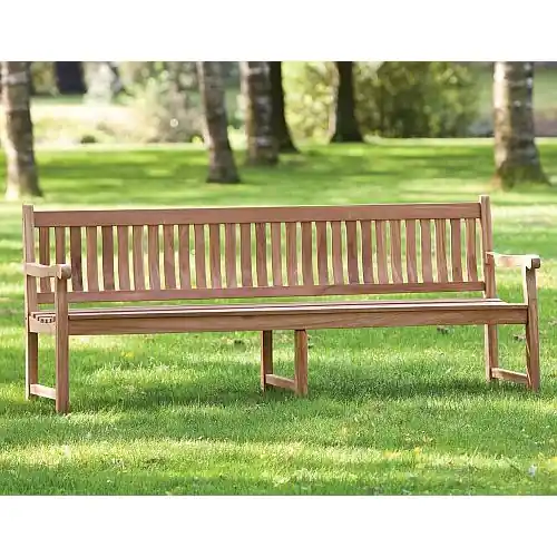 Tuinbank teak Bretagne 210 cm met 3 poten Aanbieding