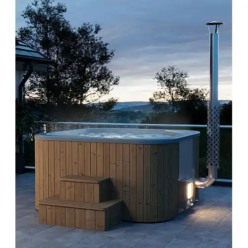 Beste Prijs Hottub thermowood Deluxe vierkant