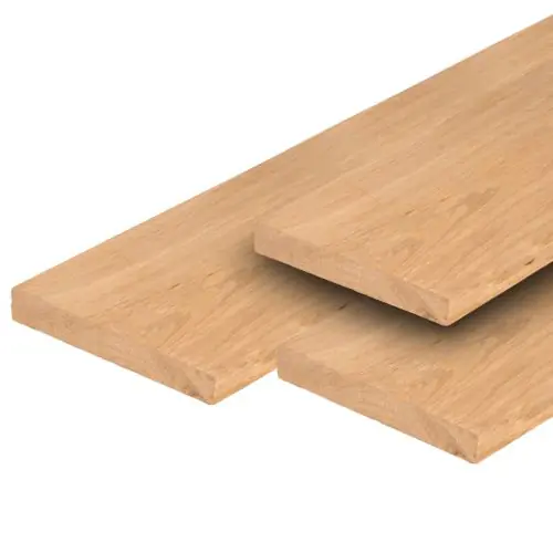 Superprijs Eiken kantplank bezaagd 2,5x20x500 cm