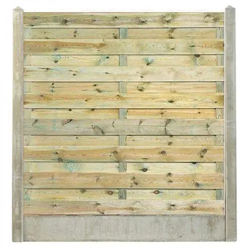 Aanbieding Hout-betonschutting grijs i.c.m. tuinscherm Maastricht