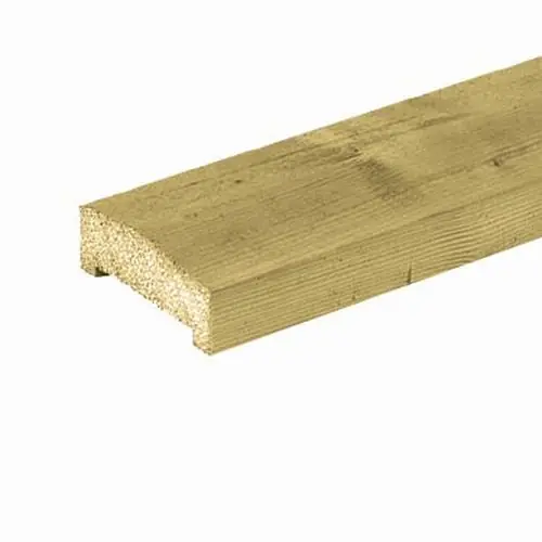 Voordeelprijs Afdeklijst geïmpregneerd vuren 2,8x7x180 cm 103064
