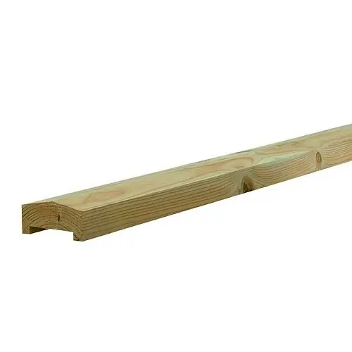 Uitverkoop Douglas groen geïmpregneerd geschaafde afdekkap 4,2x8,5x180 cm t.b.v. rechtscherm