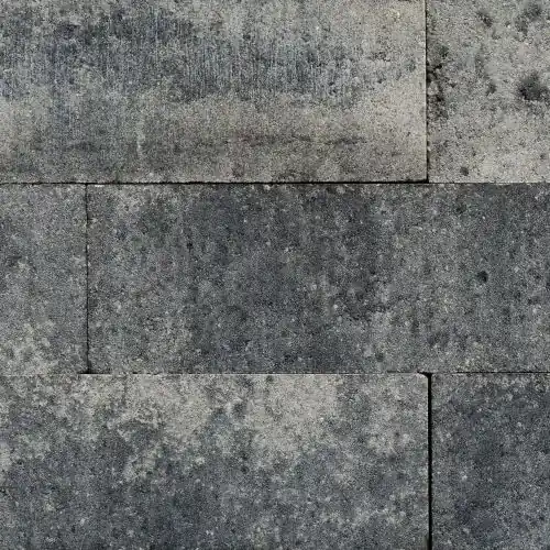 Fabrieksprijs Linea palissade strak 15x15x60 cm grijs zwart