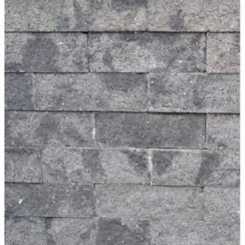 Meest Verkocht Splitrocks getrommeld 15x15x60 cm grijs/zwart
