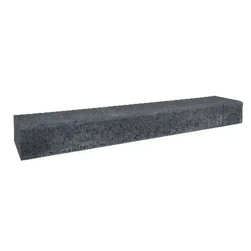 Speciale Aanbieding Retro betonbiels 12x20x120 cm zwart