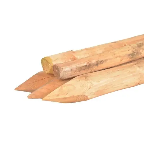 Goedkoop Boompaal vuren geschild kop Ø8x250 cm