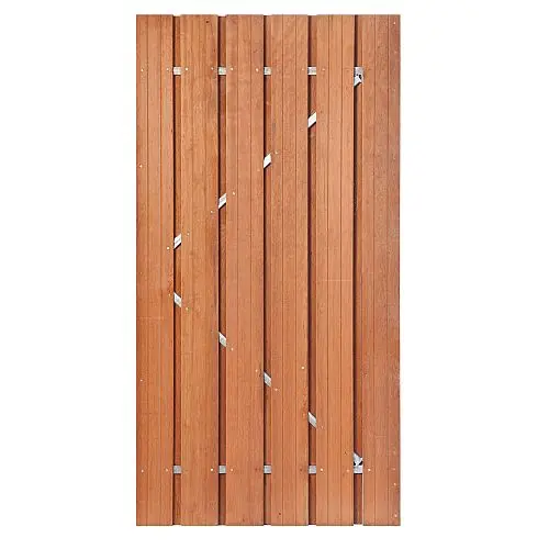 Tuindeur Privacy hardhout met slot 195x100 cm Betaalbaar