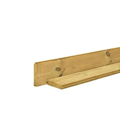 Blokhutprofielplank 2,8x14,5 cm geïmpregneerd grenen Bestseller