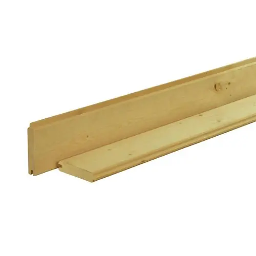 Scandinavisch vuren geschaafd blokhutprofiel 2,8x14,5x420 cm groen geïmpregneerd Hete Deal