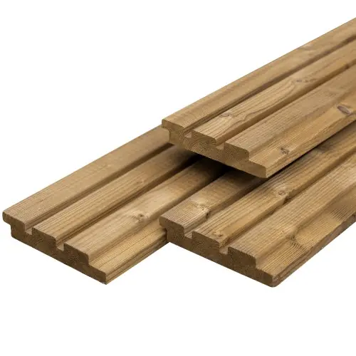 Caldura wood triple profiel geschaafd 2,6x14x270 cm Merkproduct
