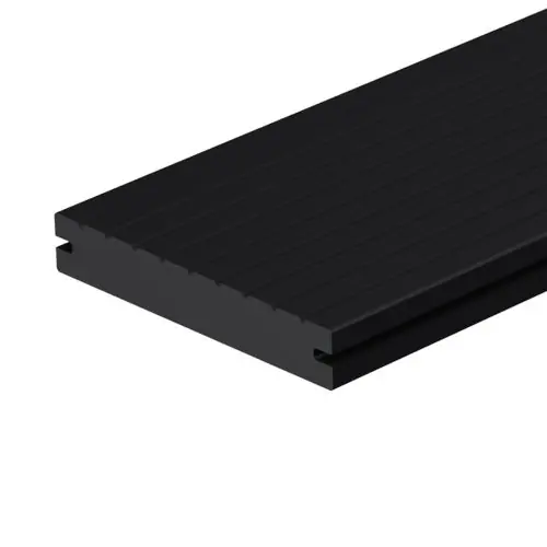 Aanbieding Vlonderplank Composiet massief antraciet zwart 2,3x14x400 cm 103156