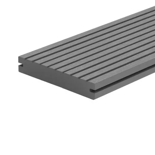 Finale Uitverkoop Vlonderplank Composiet massief licht grijs 2,3x14 cm 103158