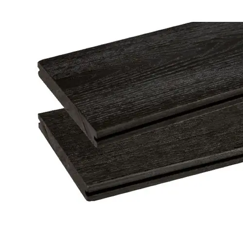 Populair Vlonderplank composiet vintage antraciet 1,9x13,5x400 cm 135042