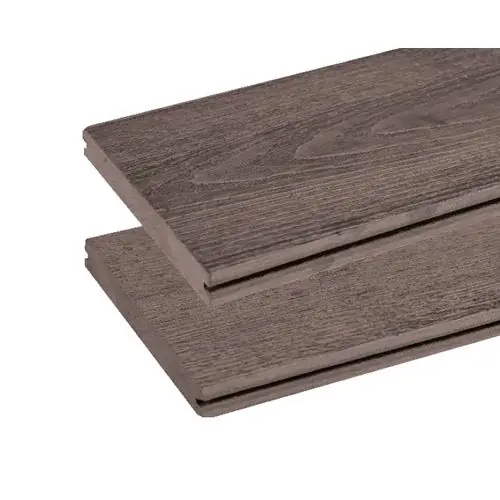 Vlonderplank composiet vintage mixed bruin 1,9x13,5x400 cm 135040 Hoge Kwaliteit